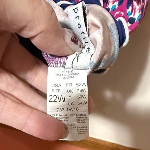 Profile By Gottex Colorful Patterned Camisole - Picture 3 of 4